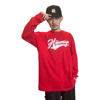 HIFUMIYA Emblem Long T(RED)<img class='new_mark_img2' src='https://img.shop-pro.jp/img/new/icons9.gif' style='border:none;display:inline;margin:0px;padding:0px;width:auto;' />