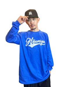 HIFUMIYA Emblem Long T-shirt (BLUE)