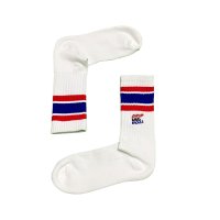 DRIP AND ROLL Paper Socks (WHT×RED×BLUE)<img class='new_mark_img2' src='https://img.shop-pro.jp/img/new/icons30.gif' style='border:none;display:inline;margin:0px;padding:0px;width:auto;' />