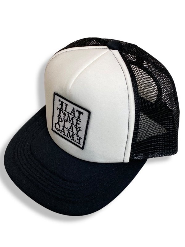 FTPG LOGO MESH CAP (WHT×BLK) - 一二三屋Online Shop