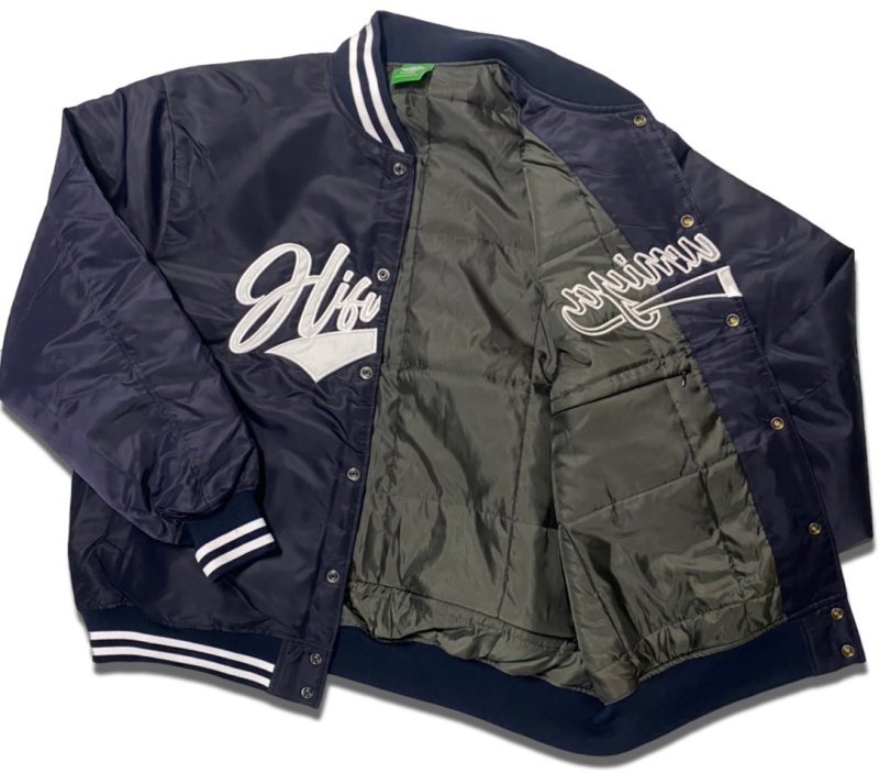 HIFUMIYA Emblem Stadium Jacket (NAV) - 一二三屋Online Shop