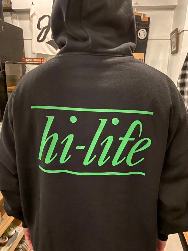 hi-life Hoodie (BLK/GRN) - 一二三屋Online Shop