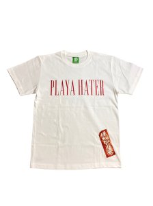 <img class='new_mark_img1' src='https://img.shop-pro.jp/img/new/icons1.gif' style='border:none;display:inline;margin:0px;padding:0px;width:auto;' />PLAYA HATER T-shirt (WHT)