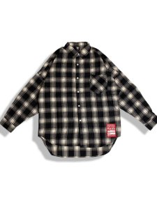 PASS check shirt (WHT)<img class='new_mark_img2' src='https://img.shop-pro.jp/img/new/icons1.gif' style='border:none;display:inline;margin:0px;padding:0px;width:auto;' />