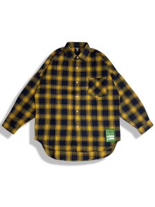 PASS check shirt (YEL)<img class='new_mark_img2' src='https://img.shop-pro.jp/img/new/icons1.gif' style='border:none;display:inline;margin:0px;padding:0px;width:auto;' />