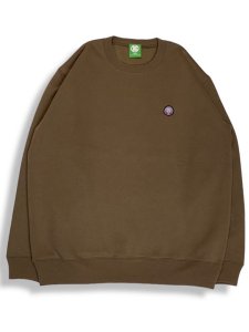<img class='new_mark_img1' src='https://img.shop-pro.jp/img/new/icons25.gif' style='border:none;display:inline;margin:0px;padding:0px;width:auto;' />HE WHO ME crew neck sweat (BRN)
