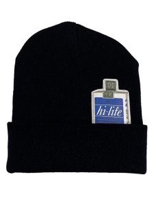hi-life beanie (BLK/BLU)<img class='new_mark_img2' src='https://img.shop-pro.jp/img/new/icons55.gif' style='border:none;display:inline;margin:0px;padding:0px;width:auto;' />