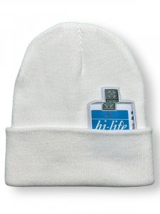 hi life beanie regular (WHT/BLU)<img class='new_mark_img2' src='https://img.shop-pro.jp/img/new/icons15.gif' style='border:none;display:inline;margin:0px;padding:0px;width:auto;' />