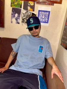 NATURAL AMEMURAN SPIRITS Tee (Aqua Blue)<img class='new_mark_img2' src='https://img.shop-pro.jp/img/new/icons5.gif' style='border:none;display:inline;margin:0px;padding:0px;width:auto;' />