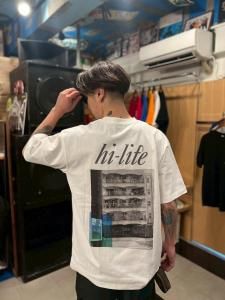 hi-life T shirt<img class='new_mark_img2' src='https://img.shop-pro.jp/img/new/icons15.gif' style='border:none;display:inline;margin:0px;padding:0px;width:auto;' />