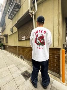 DRAGON Long Tee (WHT)