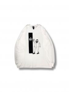 ESOW Tagging Long Tee (WHT)<img class='new_mark_img2' src='https://img.shop-pro.jp/img/new/icons8.gif' style='border:none;display:inline;margin:0px;padding:0px;width:auto;' />