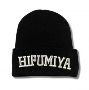 HIFUMIYA beanie(BLKWHT)<img class='new_mark_img2' src='https://img.shop-pro.jp/img/new/icons15.gif' style='border:none;display:inline;margin:0px;padding:0px;width:auto;' />