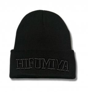 HIFUMIYA beanie(BLKBLK)<img class='new_mark_img2' src='https://img.shop-pro.jp/img/new/icons15.gif' style='border:none;display:inline;margin:0px;padding:0px;width:auto;' />