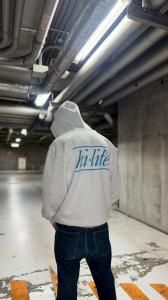hi life ZIPUP HOODIE ASH/BLUE