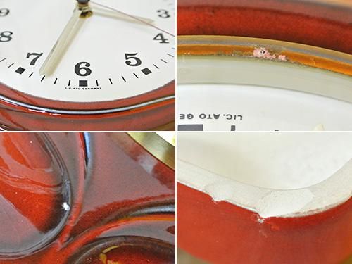 ドイツ・DIEHLの陶器製ウォールクロック ドイツ・DIEHLの陶器製ウォールクロック