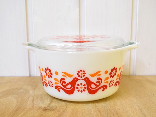 緑園｜アメリカ old Pyrex フレンドシップキャセロール