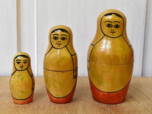 緑園｜東欧インテリア雑貨 ロシア マトリョーシカ（セミョーノフ5P）