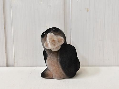 緑園｜東欧雑貨 旧ソ連 カラスのフロッキー人形