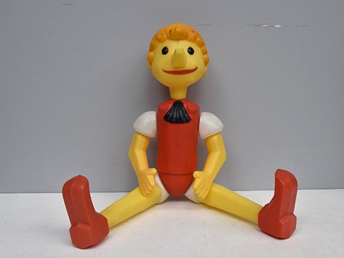 緑園｜東欧雑貨 旧ソ連 プラスチック製ピノキオ