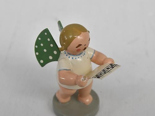 ドイツ木製人形　ビンテージの一刀彫りの小さな味わい深い天使の人形2体セット！ c06a90e8d1982b5b33c59296dea548