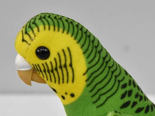 インコ　　Steiff シュタイフ 緑園｜東欧雑貨 ドイツ steiff インコぬいぐるみ（中）