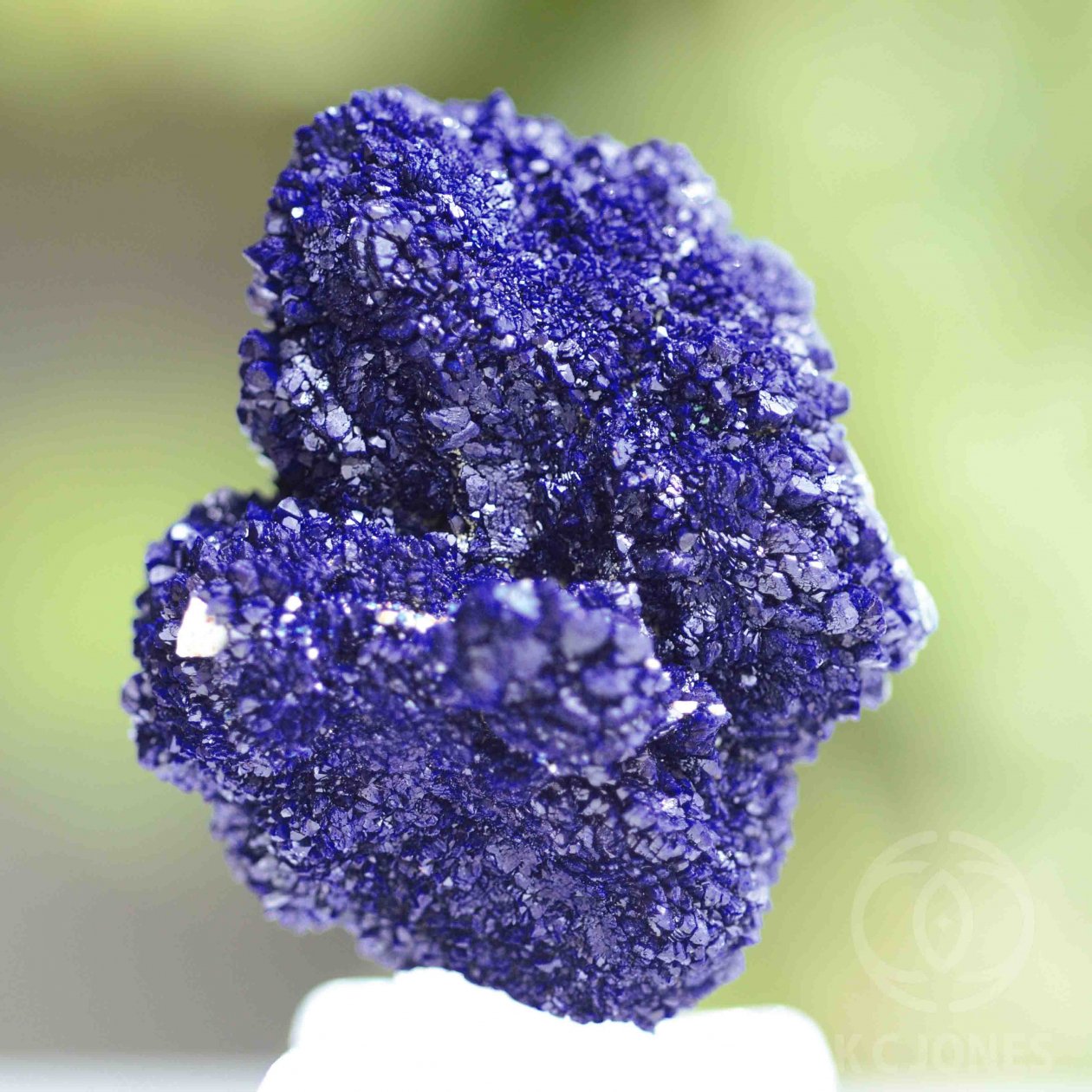 アズライト 結晶塊 藍銅鉱 結晶 原石 標本 約97ct メキシコ産 9 - 科学、自然