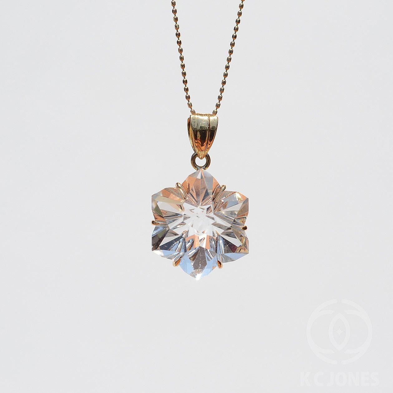 クリアクォーツ ペンダントトップ 18K - KCジョーンズ