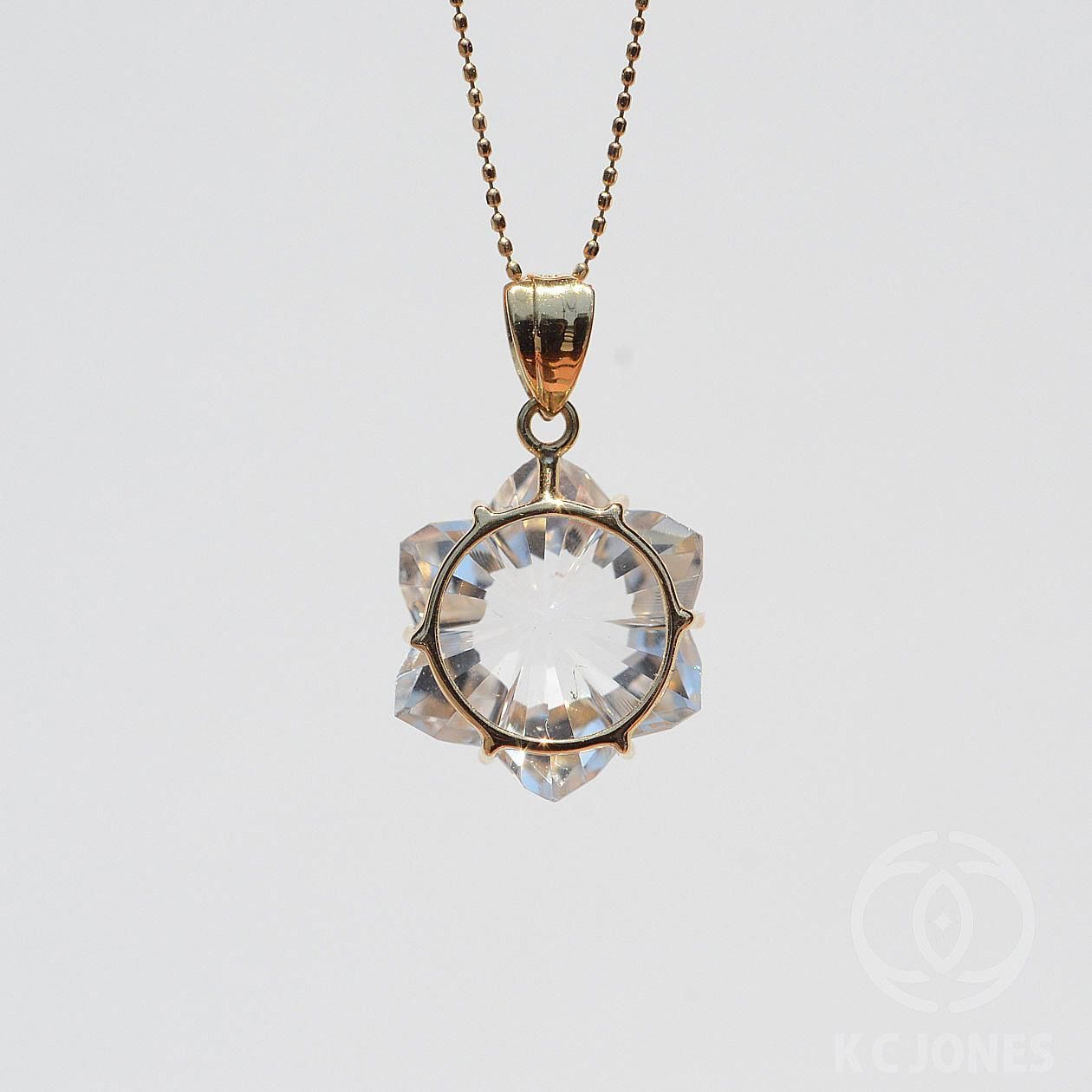 クリアクォーツ ペンダントトップ 18K - KCジョーンズ