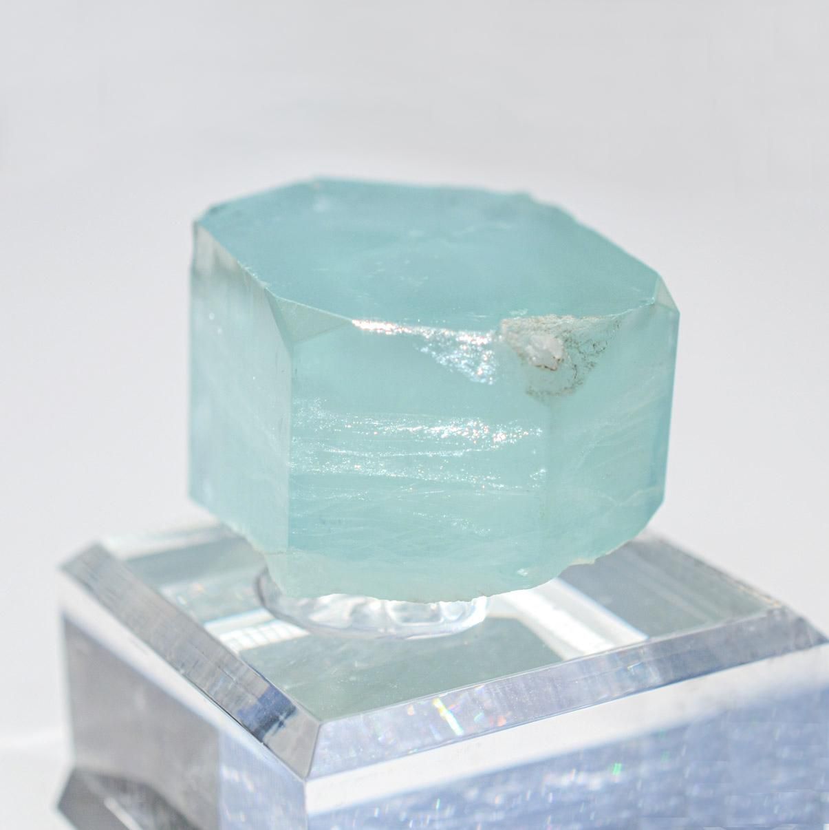 【美品】アクアマリン 結晶 原石 博物館級特選】アクアマリン原石-027（UI-27）水晶クラスター