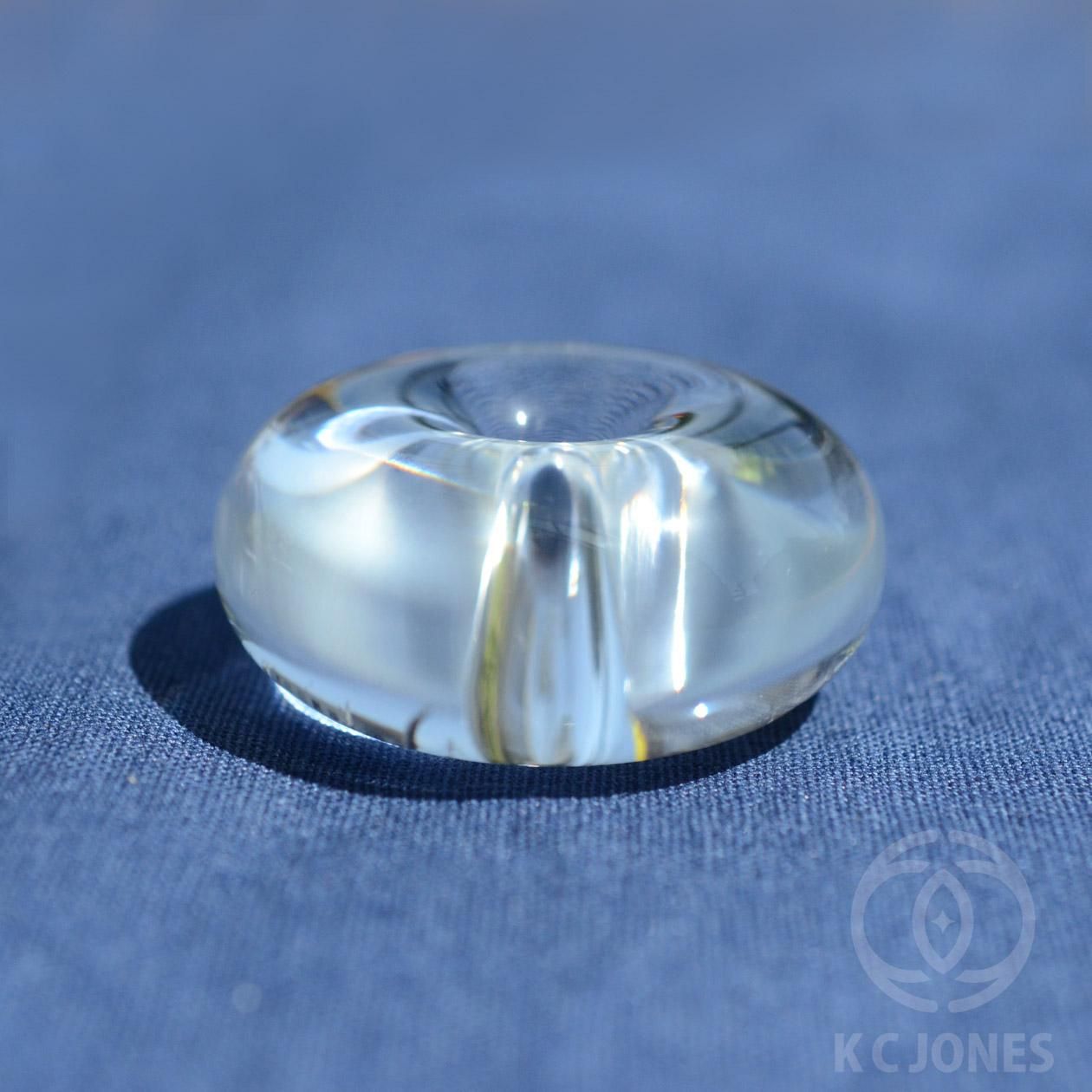 水晶クリアクォーツ宝珠右らせん41.5㎜