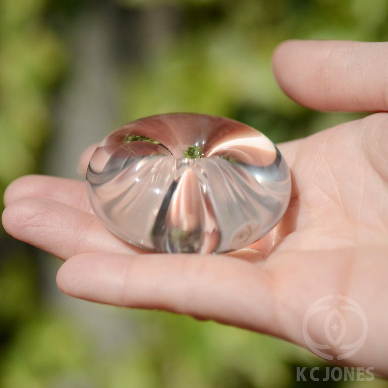 クリアクォーツ・トーラス（トロイド）右らせん 93g