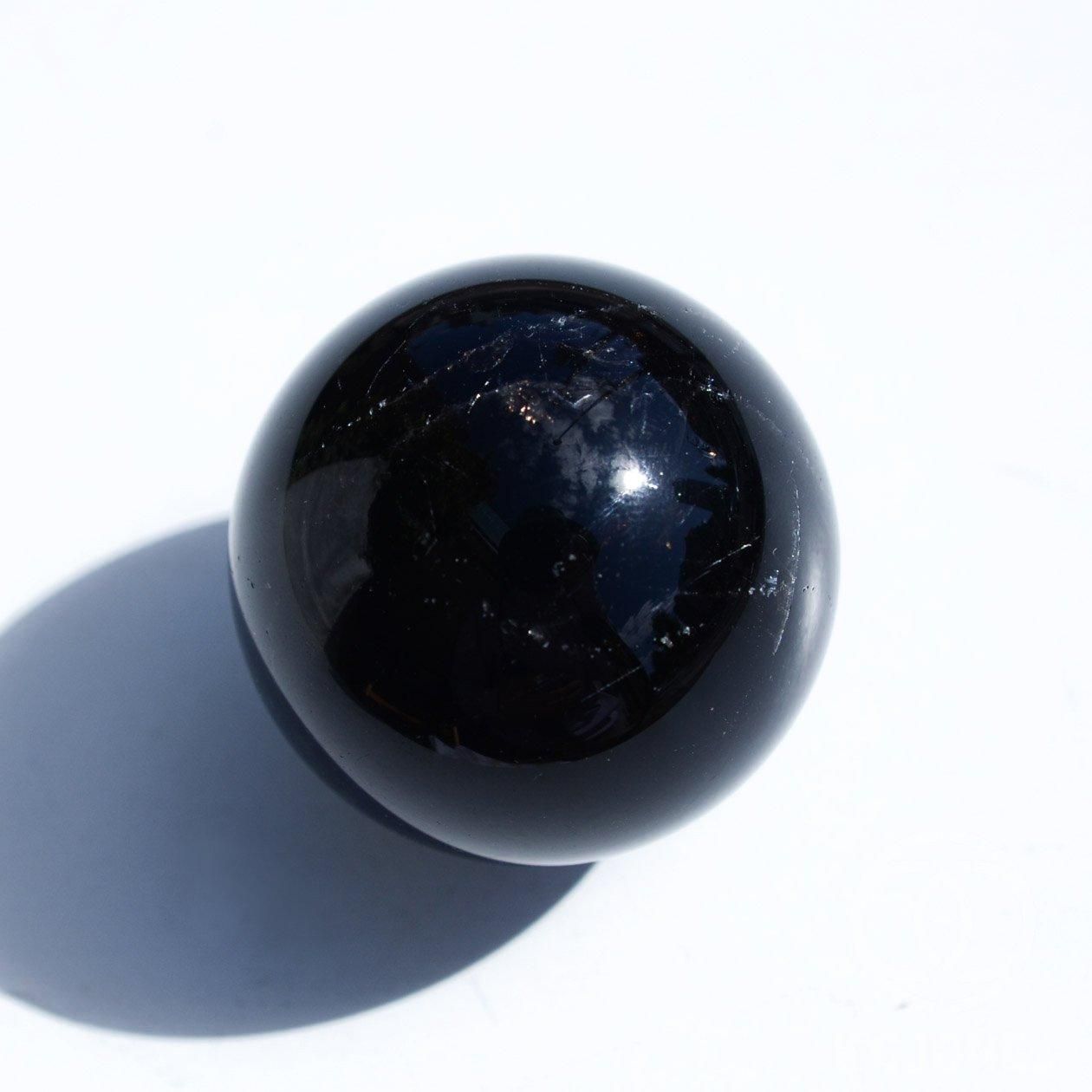 黒平産黒水晶飛龍勾玉29x30、6mm