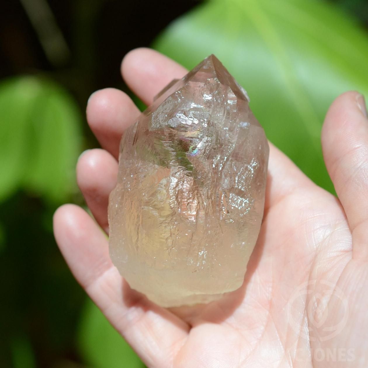 特大約15k】天然 ナチュラル シトリン 結晶 原石