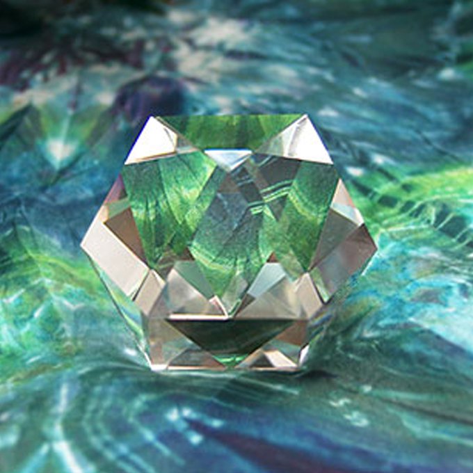 ベクトル平衡体☆パワーアップバージョン 天然石水晶使用 神聖幾何学