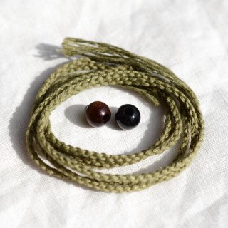 ヘンプ編み紐　よもぎ
