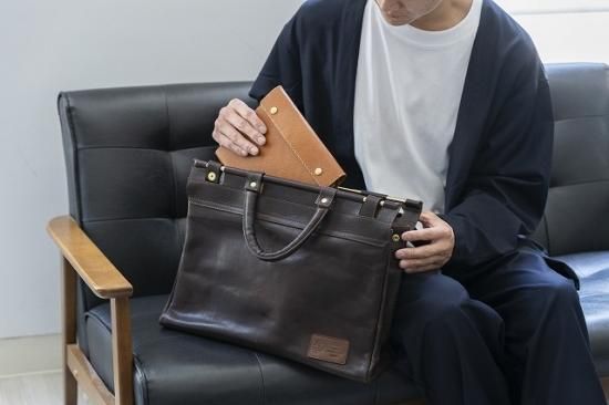 ステンレスバーバッグ ヴィンテージレザー - gonzi