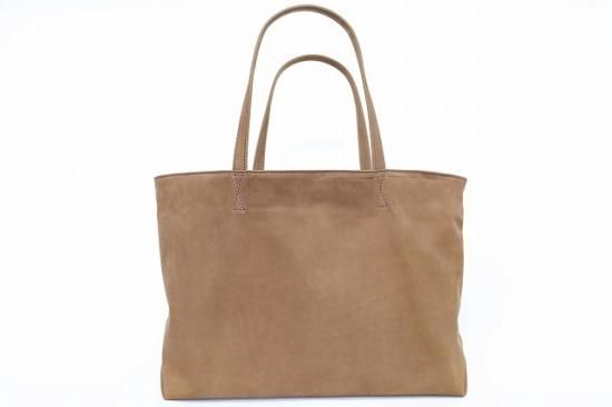 ヌバック撥水レザー トートバッグ - gonzi