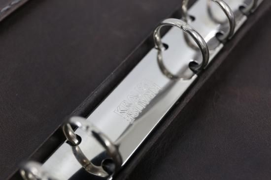 バイブルサイズ システム手帳 オイルプルアップレザー - gonzi