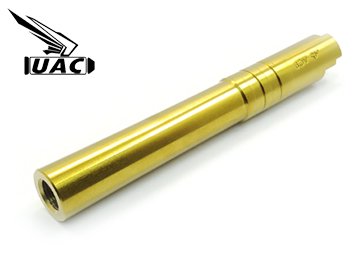 UAC ハイキャパ5.1対応 11mmネジ付 ステンレスアウターバレル .45ACP刻印 ゴールド - トイホビーショップ ミミー  サバイバルゲーム用品・エアガンパーツ・電動ガン・ガスガン・エアガンの通販WEBショップ