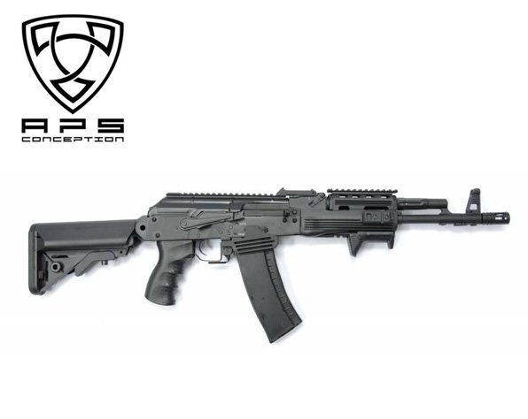 APS airsoft製 TACTICAL PMC AK74 ブローバックシステム内蔵モデル 18