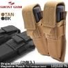 饤饯 LayLax ȥ 󥰥륷硼ȥޥݡ2 Single Short Magazine Pouch GHOST GEAR BK TAN