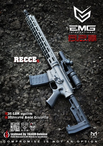 EMG Falkor Defense B.Reece eSilver Edge 電子トリガーシステム搭載