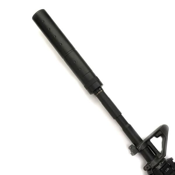 PPS M14逆ネジ対応 195mmアルミサプレッサー CAL 9MM H&K PRO
