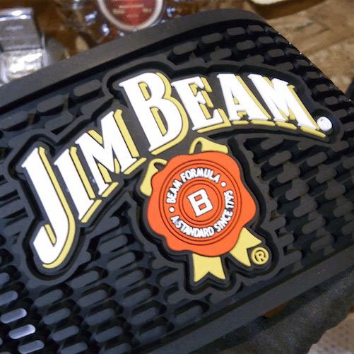 アメリカン雑貨 グラス置き バーマット JIM BEAMジムビーム BAR MAT