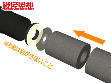 戦民思想 Ninja for SOCOM 消音材 mk23 サプレッサー サイレンサー用