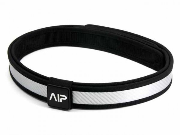 AIP IPSC カーボンベルト Silver シューティングベルト S/M/L