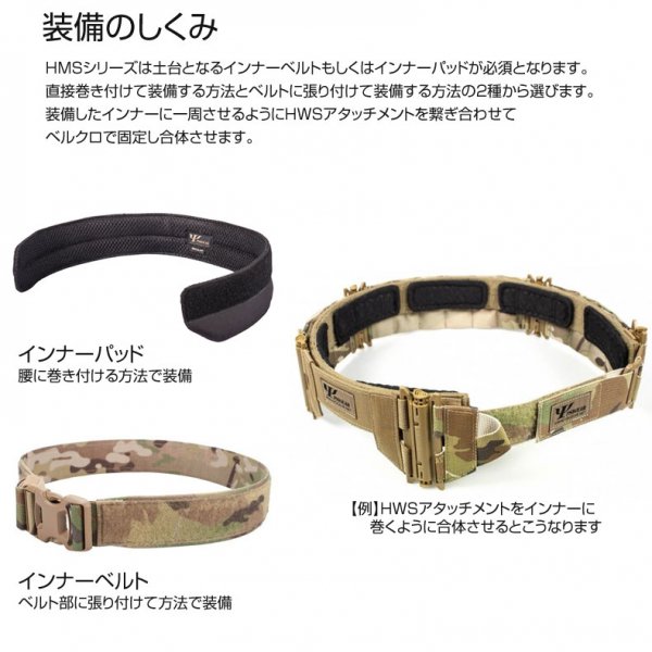 PSI GEAR 2 Column Molle Module HMS ヒンジモジュラーシステム モール2コマ モジュール BK DE -  トイホビーショップ ミミー サバイバルゲーム用品・エアガンパーツ・電動ガン・ガスガン・エアガンの通販WEBショップ