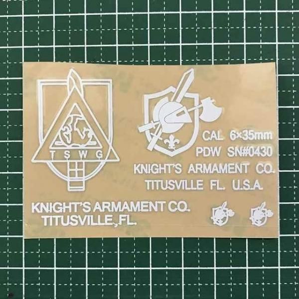 値下げする商品 実物ミリタリーステッカー⑳ KAC KNIGHT´S ARMAMENT
