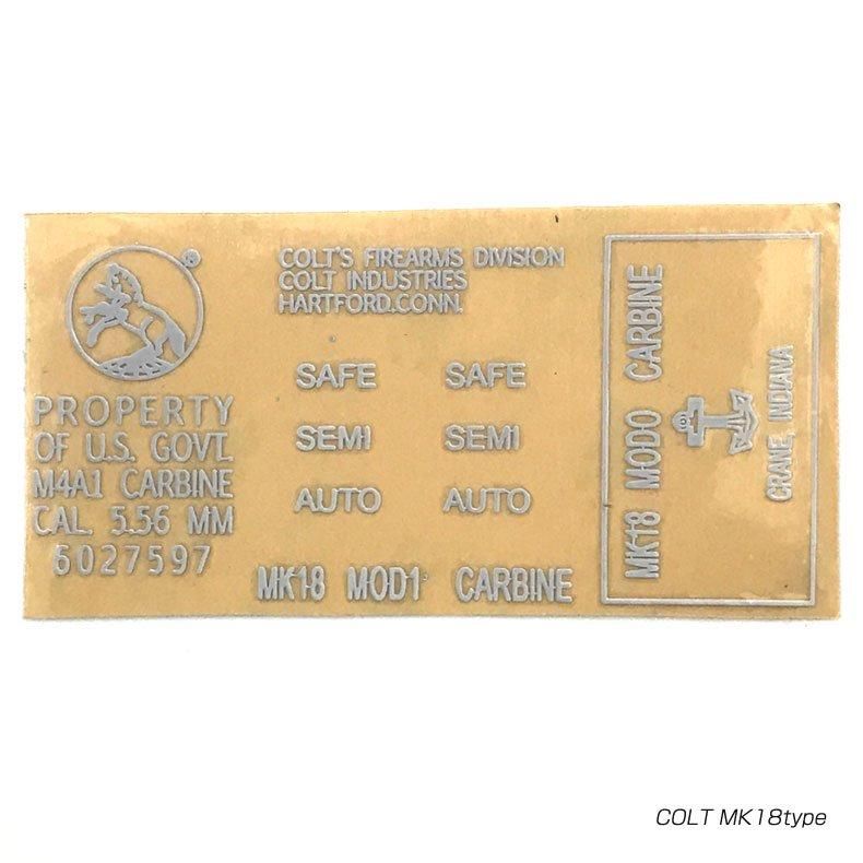 Colt Mk18type ロゴステッカー2 Wh M4等に 転写シート カッティングシート トイホビーショップ ミミー サバイバルゲーム用品 エアガンパーツ 電動ガン ガスガン エアガンの通販webショップ Colt Mk18type ロゴステッカー2 Wh M4等に 転写シート カッティングシート トイホビーショップ ミミー サバイバルゲーム用品 エアガンパーツ 電動ガン ガスガン エアガンの通販webショップ